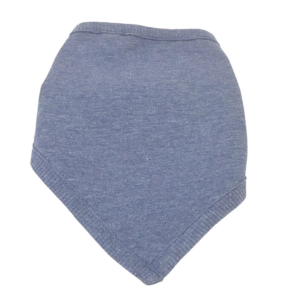 Burberry Baby Blue Novacheck Snap Cotton Bib Accessory